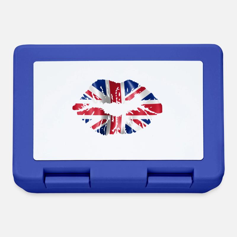 UK Lips - Boîte à goûter - bleu royal