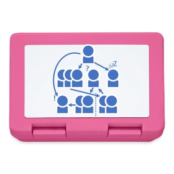 Crazy organization chart - all right? - Lunchbox - pink - Front