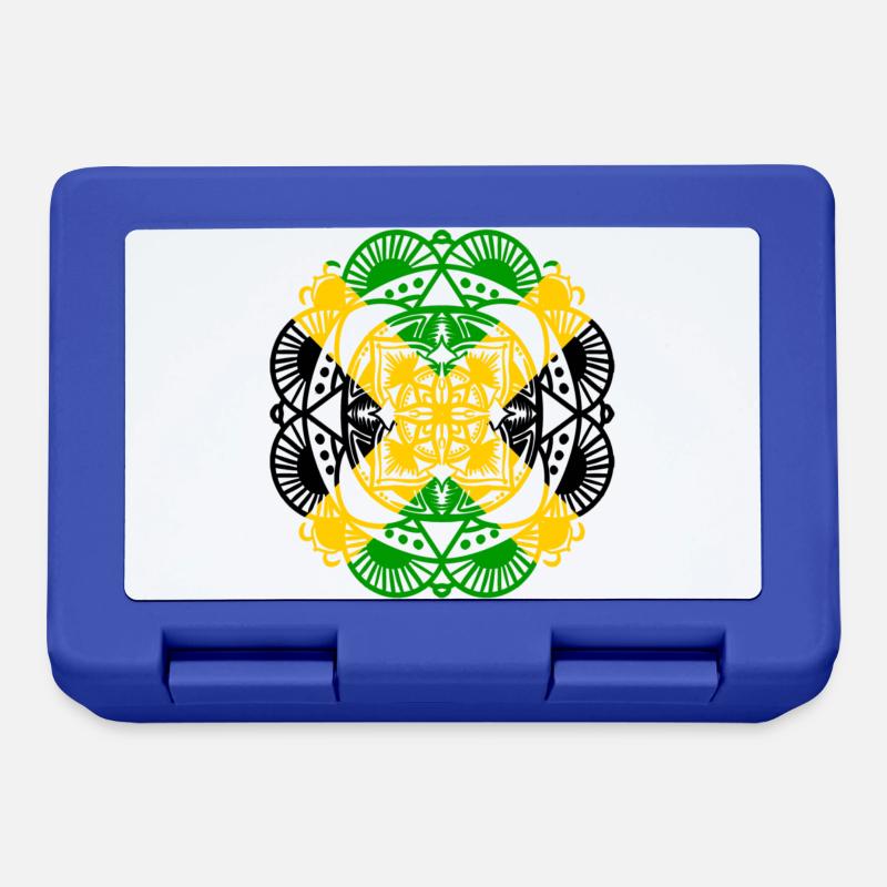 Jamaica Mandala - Boîte à goûter - bleu royal