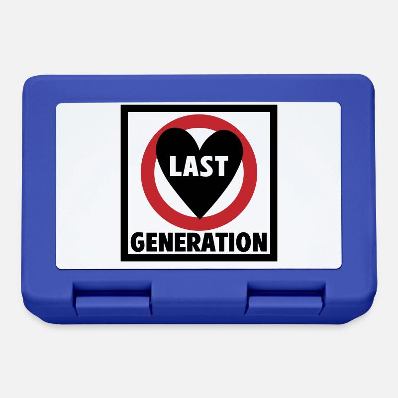 Letzte Generation | Farben änderbar - Brotdose - Royalblau