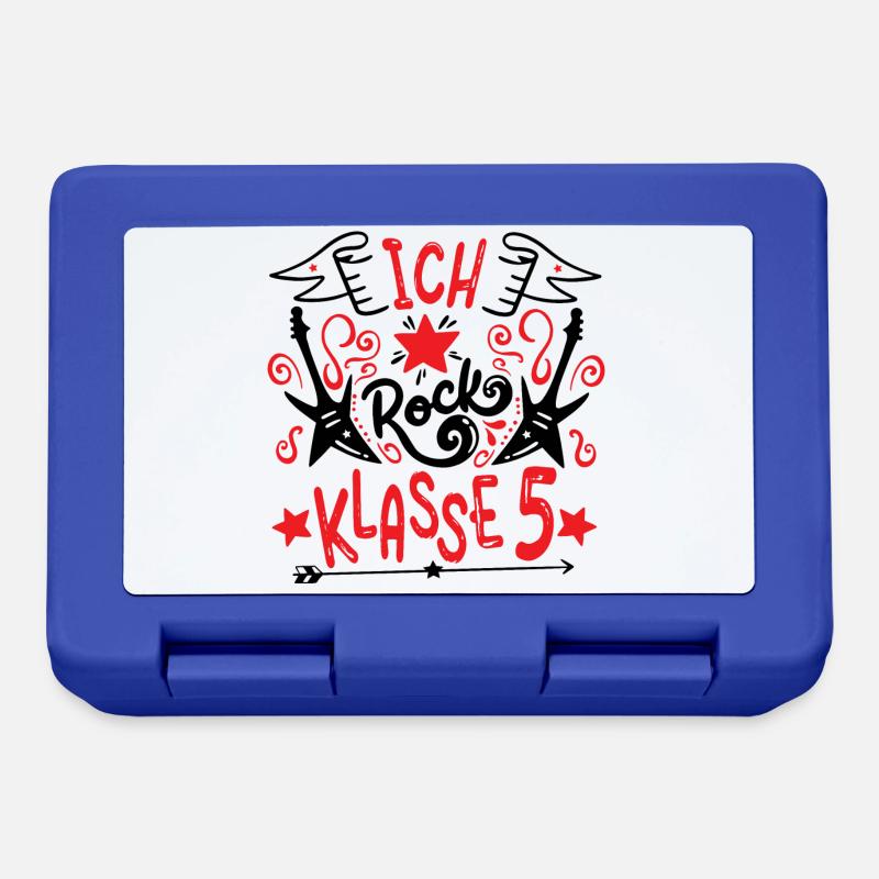 Ich rock Klasse 5 - weiterführende Schule - Brotdose - Royalblau