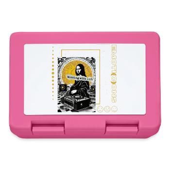 Expressive Elegance Explore the World of Emoticons - Lunchbox - pink - Front