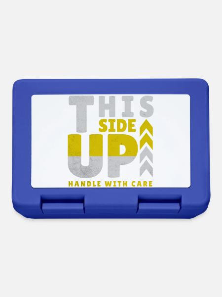 THIS SIDE UP  - Brotdose - Royalblau