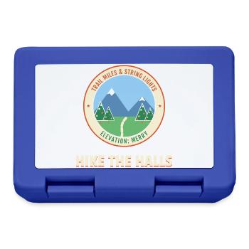Wandern Sie den Halls Christmas Hiking Mountain Trail - Brotdose - Royalblau - Vorne