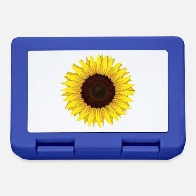 Tournesol - Boîte à goûter - bleu royal