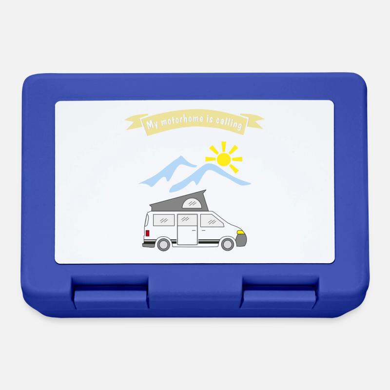 motorhome is calling - Brotdose - Royalblau