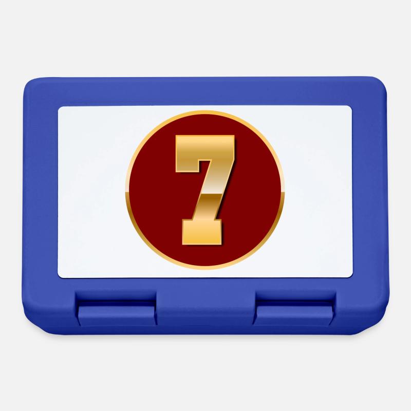 Numéro d’or 7 - Boîte à goûter - bleu royal