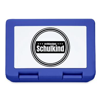 erstklassiges schulkind - Brotdose - Royalblau - Vorne