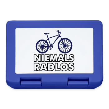 Farrad + Geschenke - Brotdose - Royalblau - Vorne