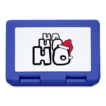 Santa ho ho ho christmas nikolaus weihnac - Lunchbox - royal blue - Front
