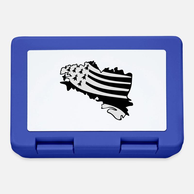 BREIZH - BRETAGNE - Boîte à goûter - bleu royal