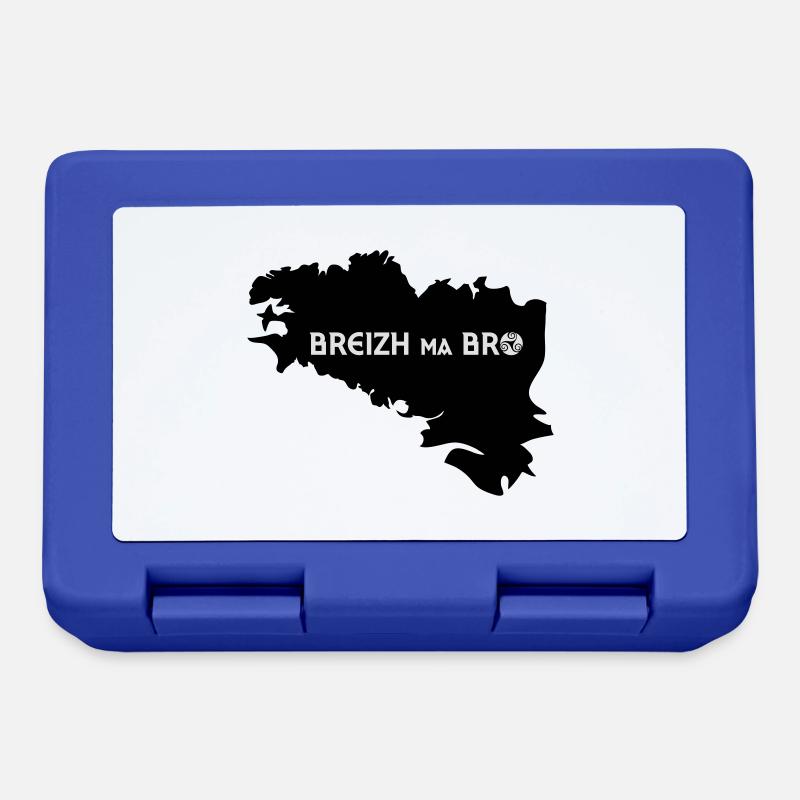 BREIZH MA BRO - Boîte à goûter - bleu royal