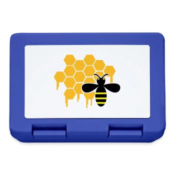 honey_wespe_02 - Brotdose - Royalblau - Vorne