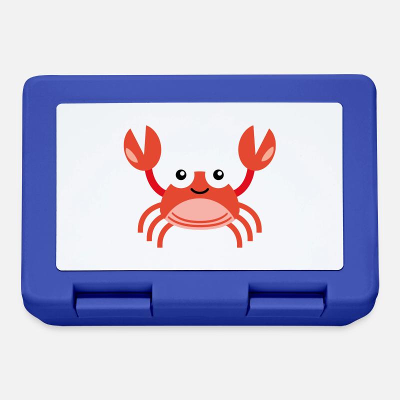 Krabbe Crab Vektor Vector - Brotdose - Royalblau