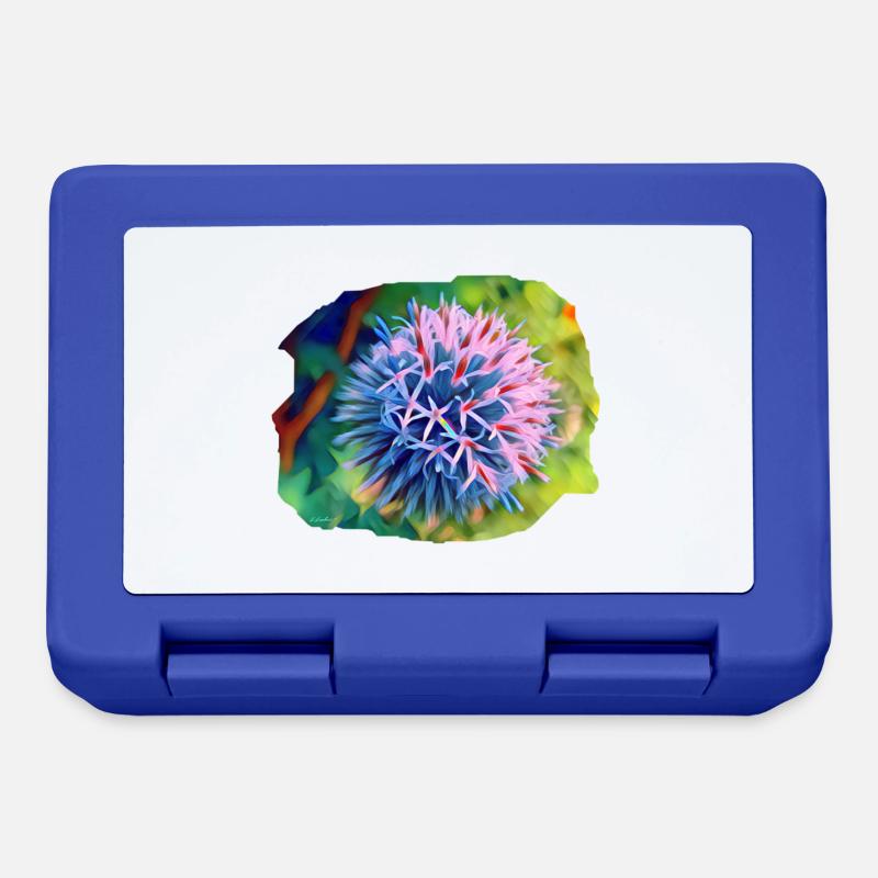 Fleur - Boîte à goûter - bleu royal