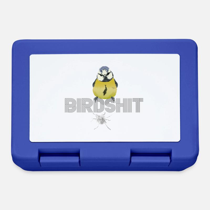 Birdshit great - Lunchbox - royal blue