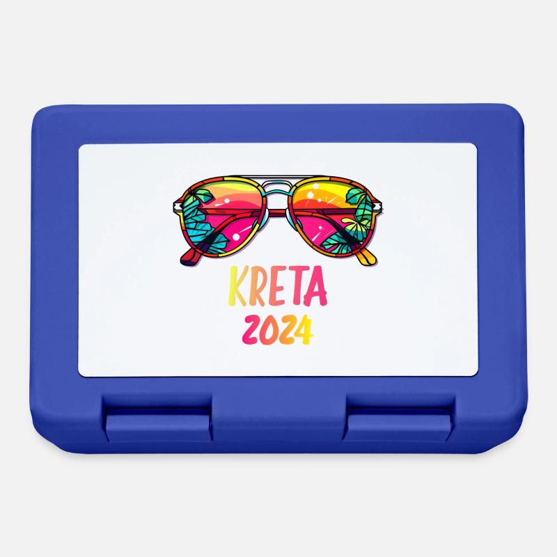 Crète 2024 - Boîte à goûter - bleu royal