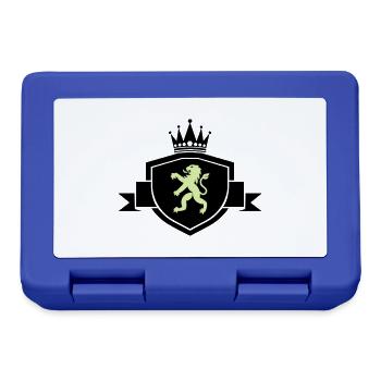 wappen wappentier - Brotdose - Royalblau - Vorne
