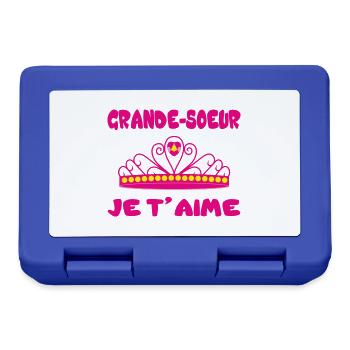 BIG SISTER I LOVE YOU - Lunchbox - royal blue - Front