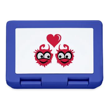 monster love - Brotdose - Royalblau - Vorne