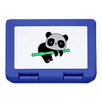 Panda - Boîte à goûter - bleu royal - Devant