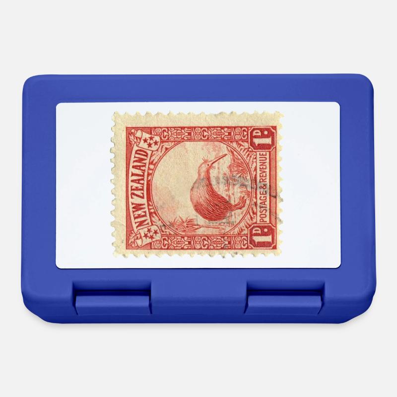 Kiwi stamp - Boîte à goûter - bleu royal