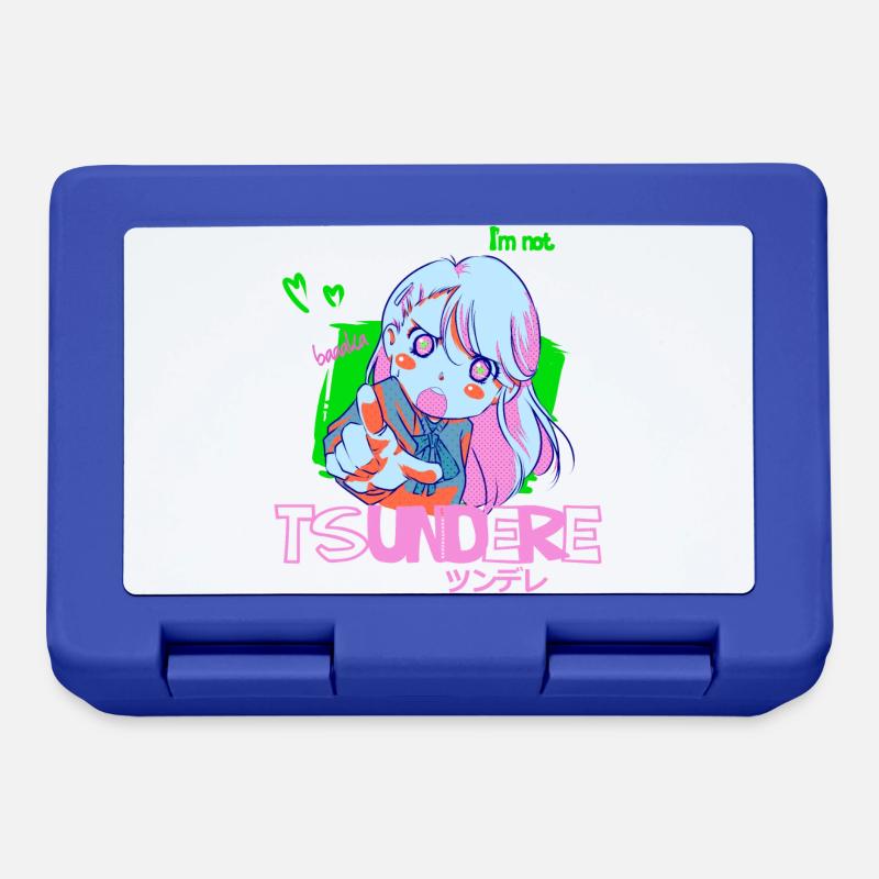 Tsundere - Lunchbox - royal blue