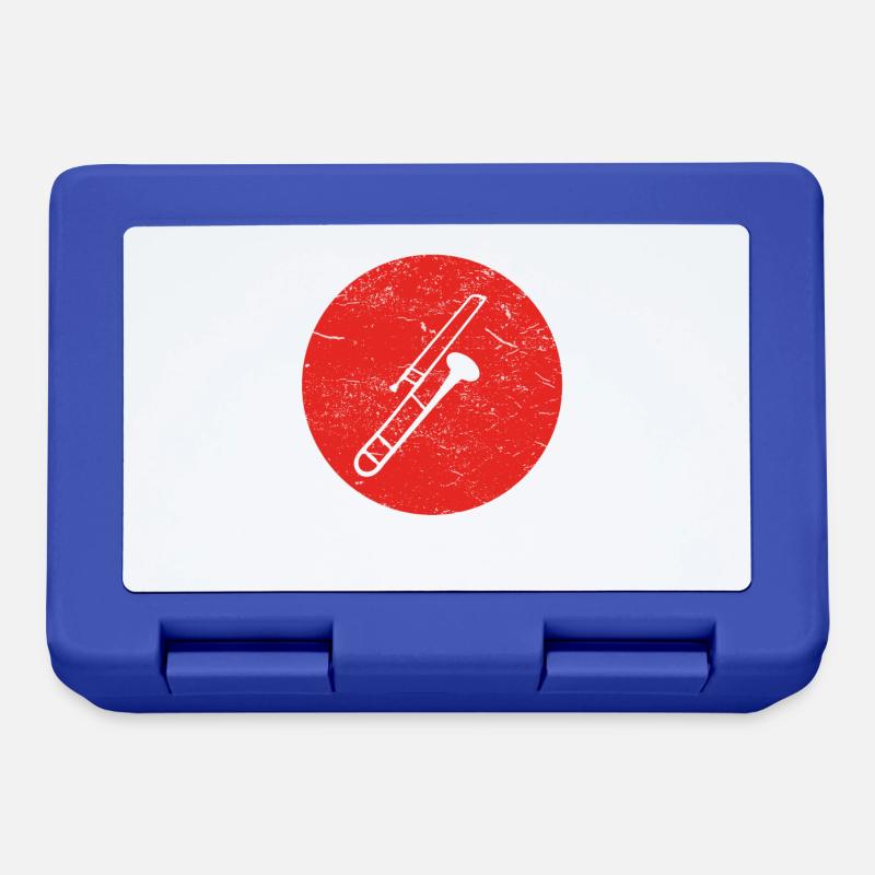 Gift trombone trombone trombone - Lunchbox - royal blue
