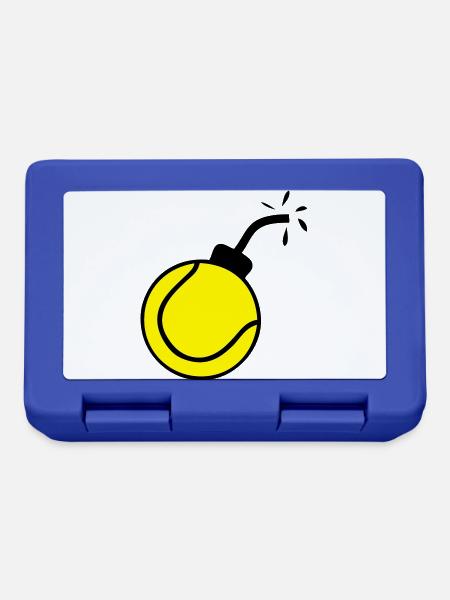 Bombe Ball tennis1 - Brotdose - Royalblau