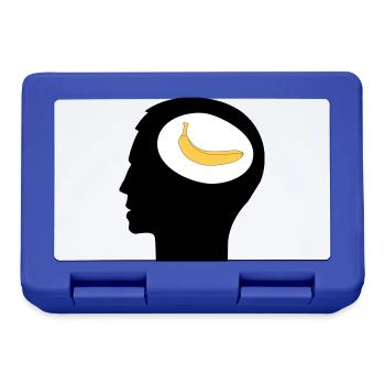 Banana Joe, Banane im Kopf - Lunchbox - royal blue - Front