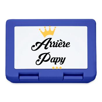Arrière Papy Papi Mamie Famille Drôle Bébé - Lunchbox - royal blue - Front