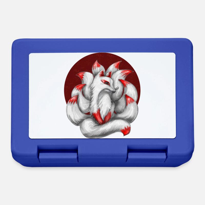 Nine-tailed fox - Lunchbox - royal blue