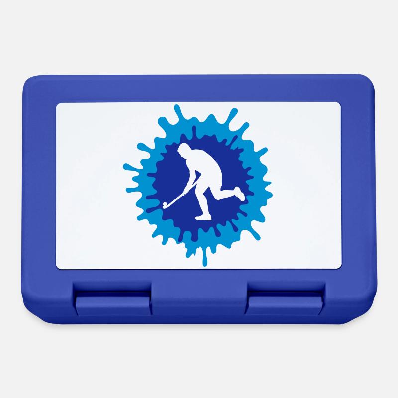 Hockey 3D - Boîte à goûter - bleu royal