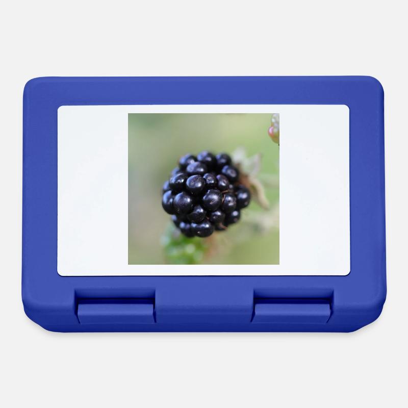 Brombeere Brombeeren Beeren Früchte - Brotdose - Royalblau