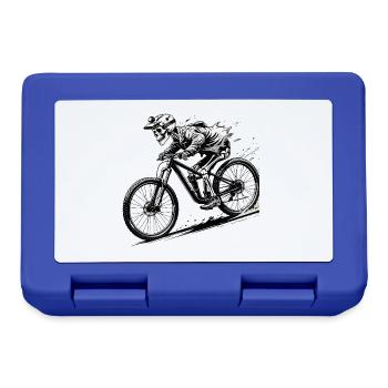 Mountain Bike Bicycle Biking Downhill Sport Downhill - Lunchbox - royal blue - Front