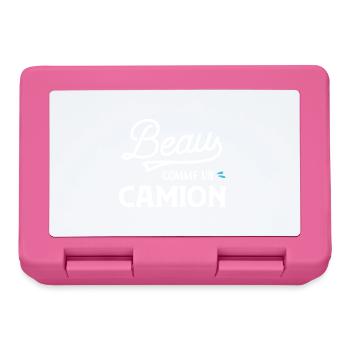 Beau comme un camion - Boîte à goûter - rose - Devant