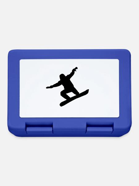 Snowboard Snowboarder - Brotdose - Royalblau