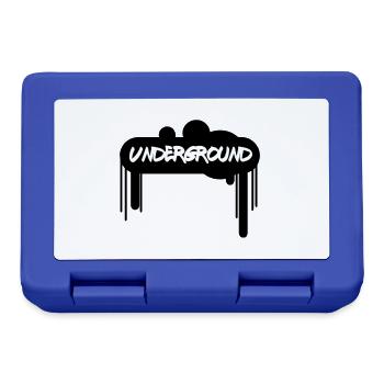 Spray Underground –Graffiti Style Streetart Design - Brotdose - Royalblau - Vorne