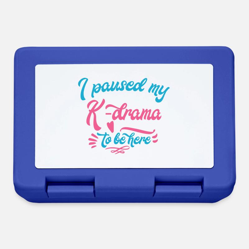 K-Pop K-Drama Kpop Kdrama Corée Hallyu Séoul - Boîte à goûter - bleu royal