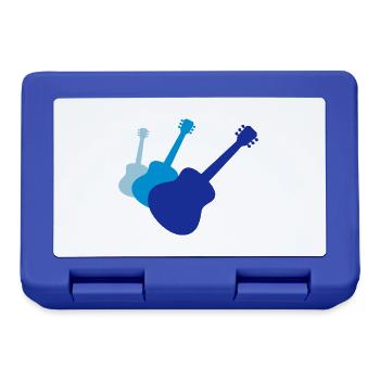 3 guitars guitar guitar play - Lunchbox - royal blue - Front