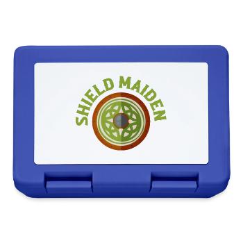 Shield Maiden Viking Norse - Lunchbox - royal blue - Front
