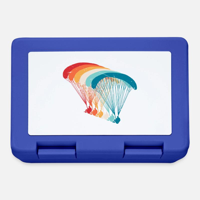 Skydive Evolution: Gleitschirm Design - Brotdose - Royalblau