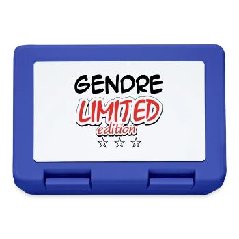 GENDRE LIMITED EDITION - Boîte à goûter - bleu royal - Devant