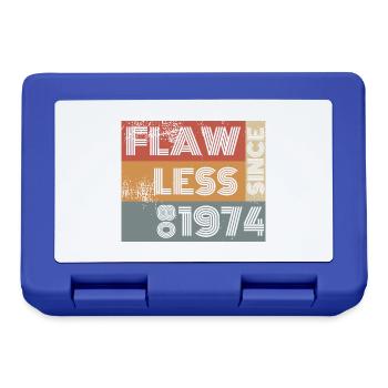 50th Birthday Flawless since 08/1974 - Lunchbox - royal blue - Front