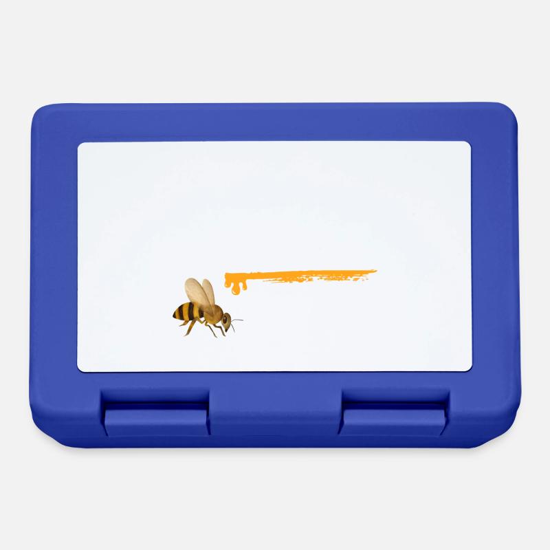 Abeille Rapide Abeilles Miel - Boîte à goûter - bleu royal