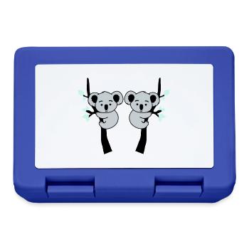 Koala Bear Bande dessinée 2 - Boîte à goûter - bleu royal - Devant