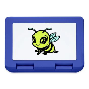 Bee Bumblebee Comic - Lunchbox - royal blue - Front