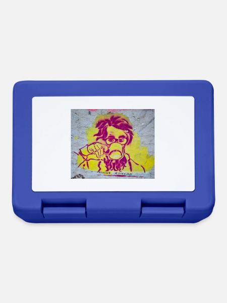 Urban Art - Brotdose - Royalblau