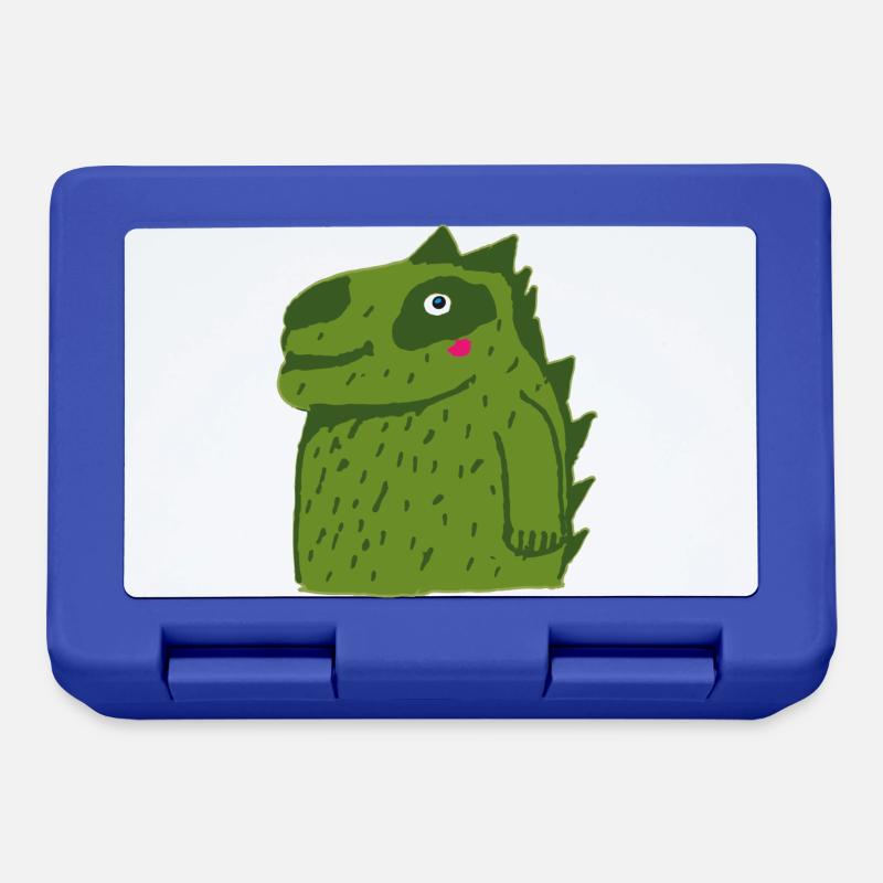petit crocodile mignon - Boîte à goûter - bleu royal