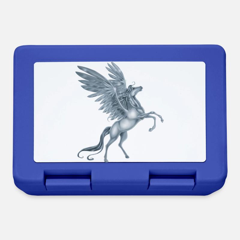 Pegasus rearing - Lunchbox - royal blue
